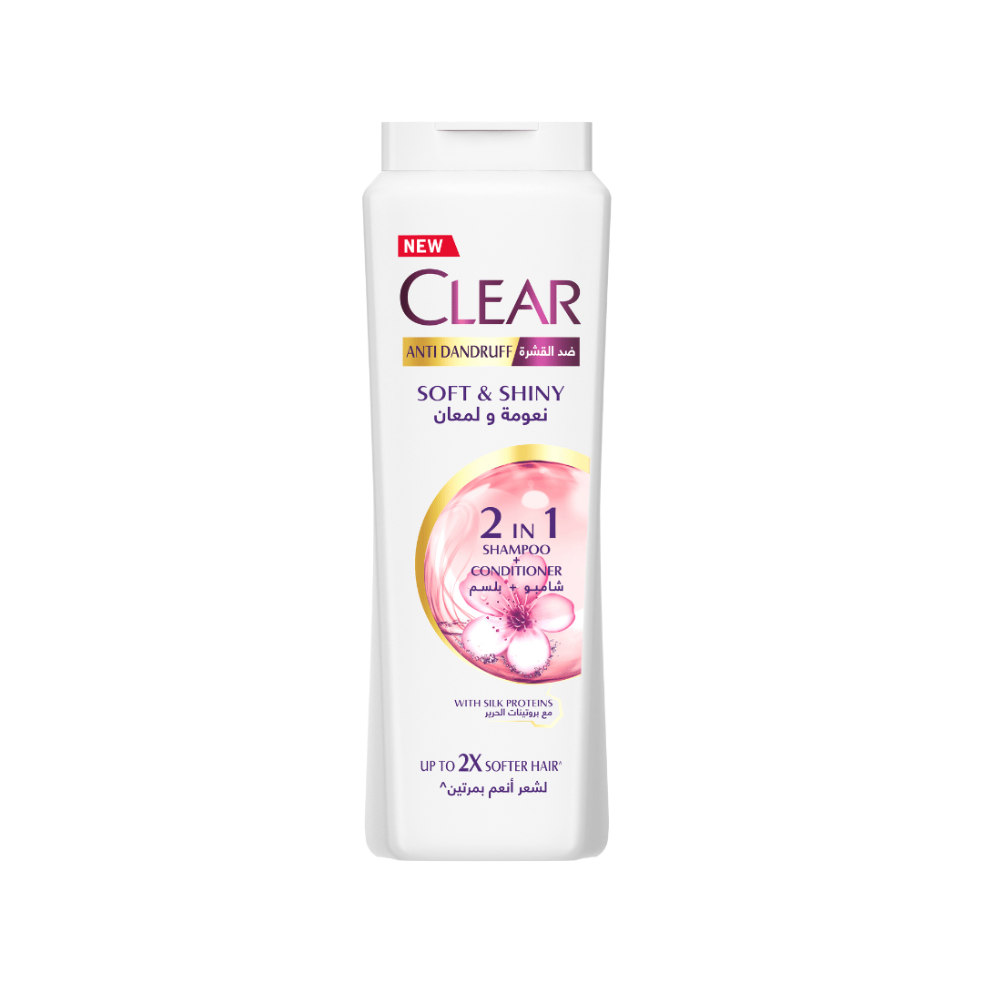 CLEAR ANTIDANRUFF SHAMP SOFT N SHINY 360ML